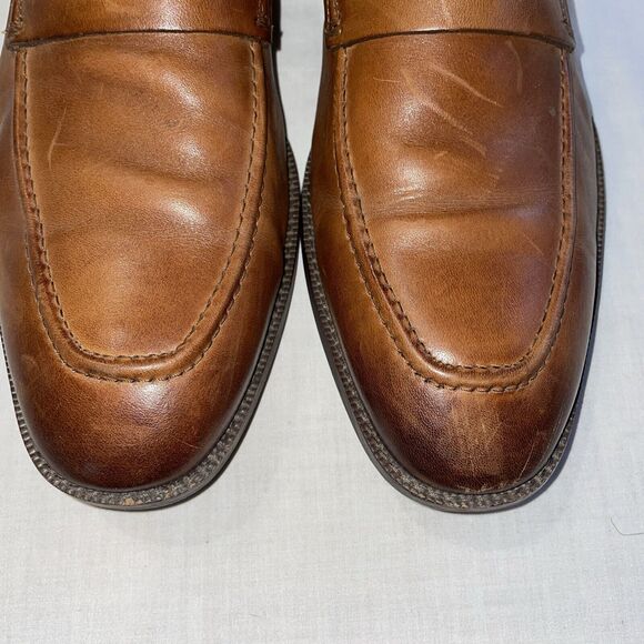 Cole Haan Men’s Dress Shoes Size 10 M Brown Leather Business Formal Wedding City - Picture 7 of 12